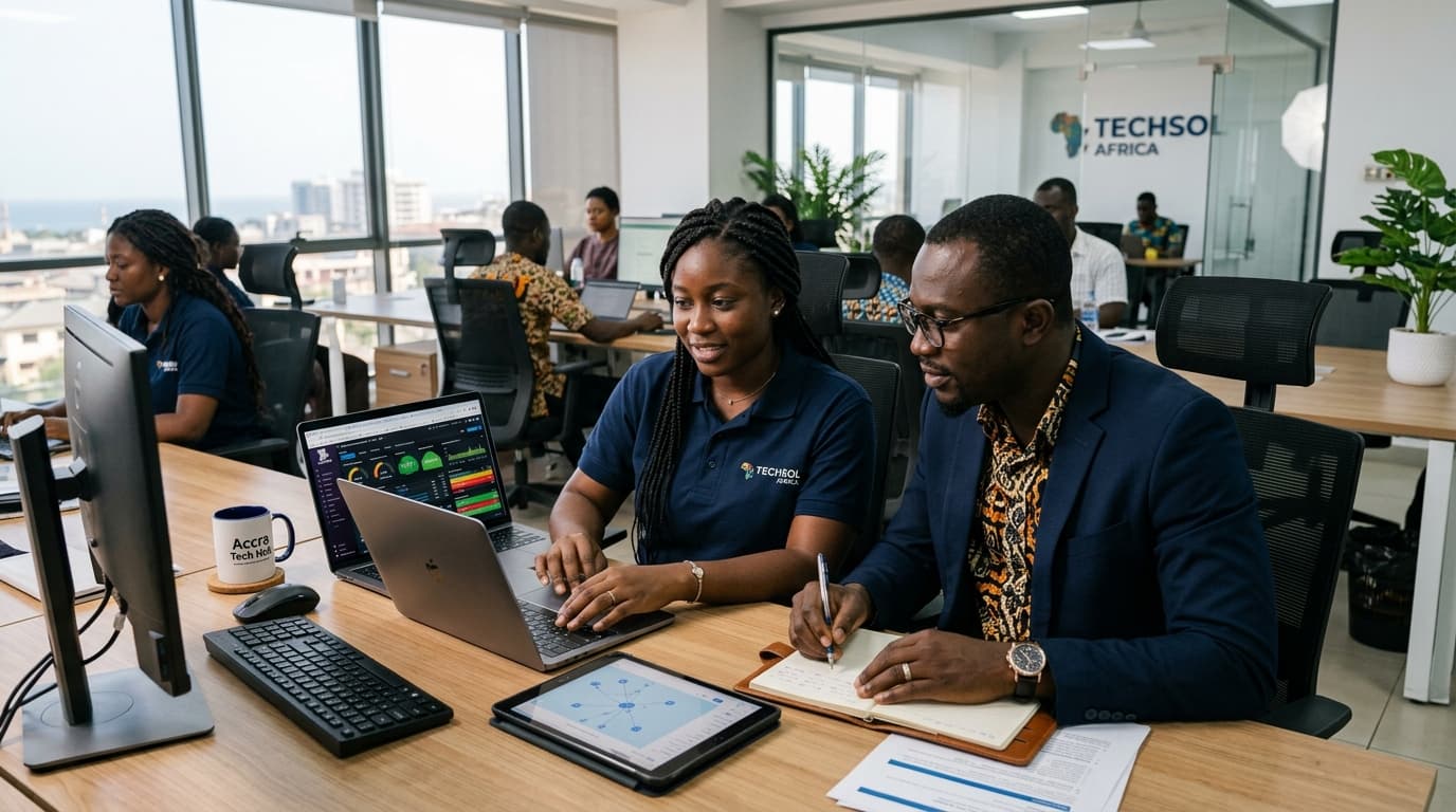MOSS technical support engineer providing continuous software stewardship and system monitoring to an enterprise client operations manager in Accra